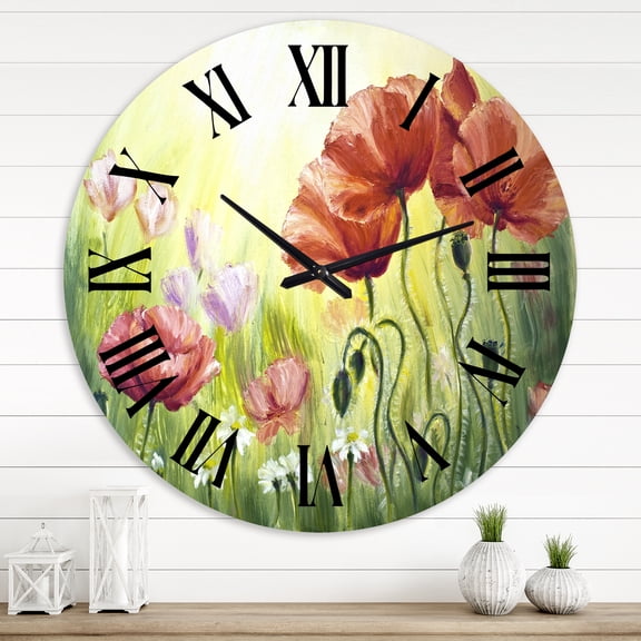Designart 1 in Quartz Traditional Wall Clock
