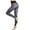 Black, variant on Tejiojio Fall Sport Yoga Printed Mid Thigh Stretch Cotton Span High Waist Long Active Leggings