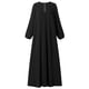 thumbnail image 4 of Vestidos Prolriy para mujer 2024 Vestido musulmán con estampado de lunares para mujer, ropa de oración de manga larga, vestidos de mujer negros S, 4 of 4