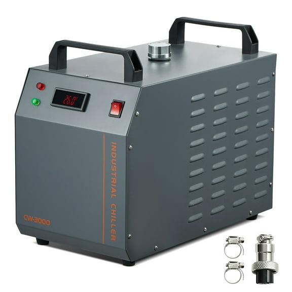 KFFKFF 12 L 12 L/min Air-cooled Industrial Chiller CW-3000 for Laser Tube