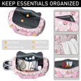 thumbnail image 4 of Women Men Gym Bag,Princess Castle Cloud Pattern Small Duffle Bag Spend the Night Bags for Women with Shoes Compartment Washbag,Detachable Shoulder Strap,19.7x8.3x11 Inches, 4 of 5