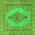 thumbnail image 1 of Ahgly Company Indoor Square Persian Green Traditional Area Rugs, 4' Square, 1 of 1