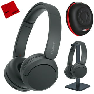  Sony WH-CH720N/B Wireless Noise Cancelling Headphone, Black  Bundle with Deco Gear Hard Case + Pro Audio Headphone Stand + Microfiber  Cleaning Cloth : Electronics