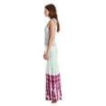 thumbnail image 2 of Riviera Sun Tie Dye Spaghetti Strap Maxi Dress (Grey Turquoise Burgundy Tie Dye, Large), 2 of 3