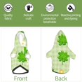 thumbnail image 5 of Goofa St Patrick's Day11 Pattern Small Dog Sweater Hoodies Pet Grey Hooded Soft Fleece Sweatshirts with Pocket Fall Winter Puppy Cat Sweaters Warm Clothes-Medium, 5 of 8