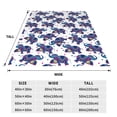 thumbnail image 3 of Balery Boho elephant Manta de Felpa Suave y Acogedora – Cobija de Franela Aterciopelada para Cama, Lavable y Cálida para Sofá, Mascotas, Transpirable-40"x30", 3 of 7