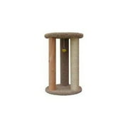 New Cat Condos Premier Round Multi Scratcher-Color:Green