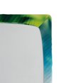 thumbnail image 2 of Ambesonne Peace Fitted Sheet, Spa Sand Orchid Flower, Twin Size, Blue Fern Green Fuchsia, 2 of 2