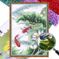 thumbnail image 1 of Kit Punto Cruz Carpa Con Cuentas Bordado Parcial 9CT 34x50cm, 1 of 9