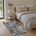 thumbnail image 7 of MICGEEK 3x5 Washable Area Rugs for Living Room, Modern Abstract Printed Rug, Vacuum-Friendly, Non Slip Indoor Rug for Bedroom Dining Room Home Decor Carpet, Dark Gray, 7 of 7