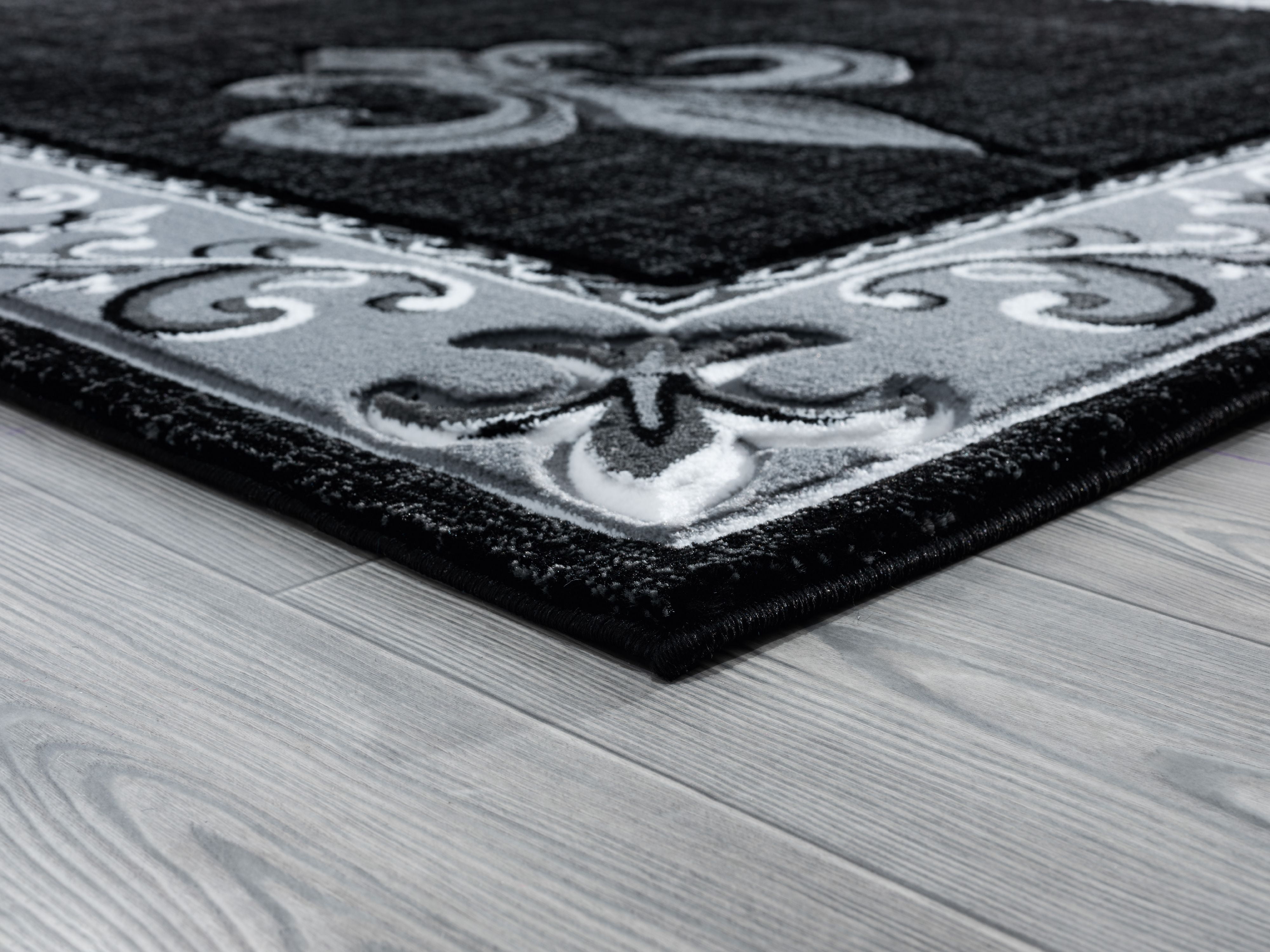 United Weavers Drachma Peleus Transitional Border Area Rug, Grey, 7'10" x 7'10"
