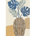 thumbnail image 2 of Kouta, Flora 17x24 Gold Ornate Wood Framed with Double Matting Museum Art Print Titled - Indigo Yellow Still Life I, 2 of 4