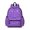 Butterfly White Silhouette Pattern, variant on Butterfly and Floral Pink Pattern Cute School Backpack with Padded Back and Adjustable Shoulder Straps 13.4"x11"x4.7"