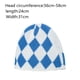 thumbnail image 2 of Gorro de pescador corto con puños de punto de lana para hombres y mujeres, gorros cálidos de invierno con diseño geométrico de diamantes y cuadros, gorro de lana, 2 of 5
