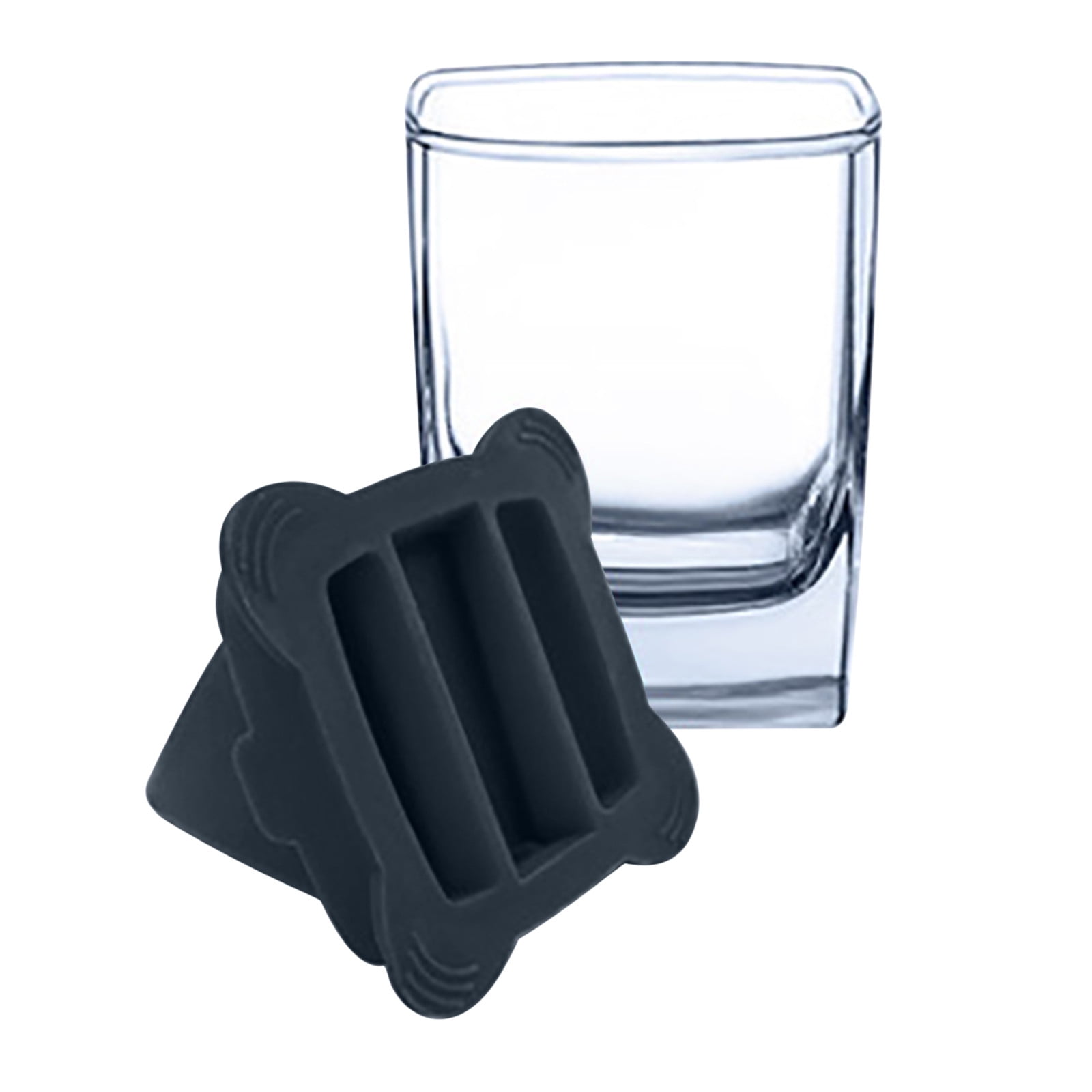 Shrysg Black Silicone Novelty Ice Cube Tray - Create Fun Ice Shapes for Whiskey,Cocktails & More,Versatile for Chocolate,Soap,& Cake Making - Perfect for Birthday Parties & DIY Creations