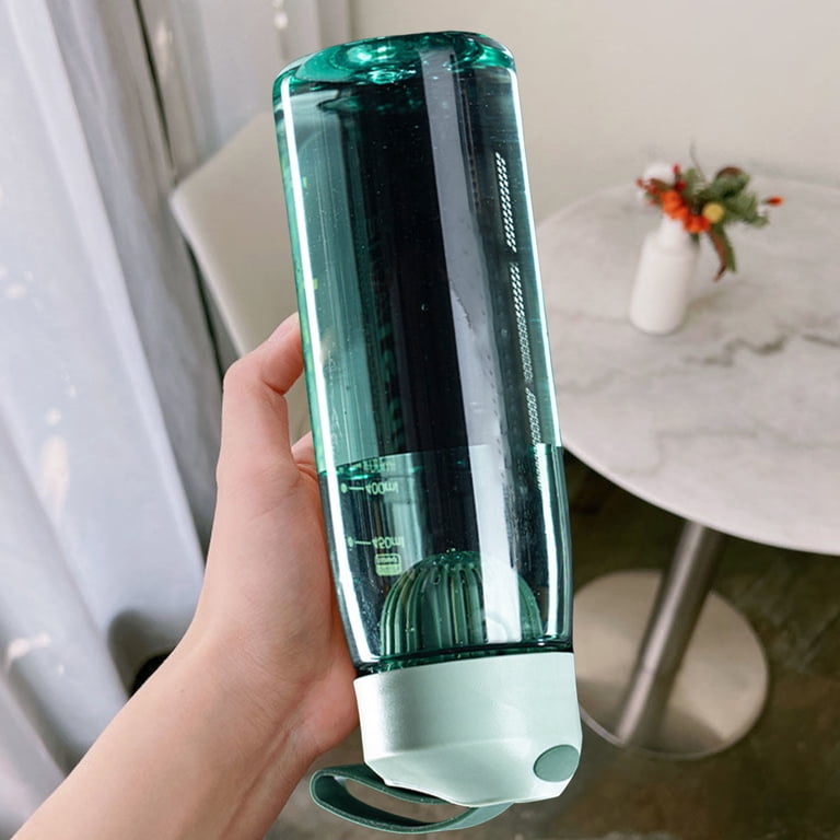 Boovnll Water Bottles, 18 OZ/550ML Large Capacity Sports Water Bottle Reusable Transparent Plastic Bottle LeakProof for Home, Office, Gym, Outdoor Sports, Water Bottle