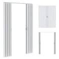 thumbnail image 7 of Wliqien Accordion Door, 48x80in/60x80in PVC Folding Door for Interior, Single Door/Bifold Accordion Closet Door, Includes Latch, Handle, Mounting Hardware, 7 of 7