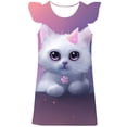 thumbnail image 2 of Vestido elegante para niñas y gatos, fiestas de boda, Princesa, Vestidos informales de dibujos animados, ropa para niños, faldas de moda de animales para niños, Vestidos 6M Gao Jinjia LED, 2 of 2