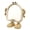 white, variant on Portable Desktop Mirror with 90 Angle Adjustable Stand, HD Glass for Accurate Makeup, Cute Animal Design, Easy to Clean, Ideal for Dorm, Bedroom, and Travel