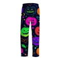 thumbnail image 4 of Satingcolo Mens Pajama Pants Funny Pajama Pants for Men with Drawstring Soft Halloween Printed Sleepwear Bottoms Novelty Sleep Lounge Pants, 4 of 7