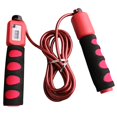 thumbnail image 3 of S SERENABLE PVC Jump Skipping Rope with Counter and Anti-Slip Foam Handle Red, 3 of 9