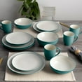 thumbnail image 2 of Noritake Colorwave Turquoise 16-Piece Coupe Dinnerware Set, Service for 4, 2 of 7