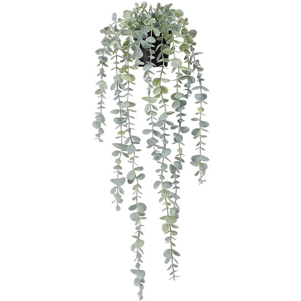 1 Pieza Planta Colgante Artificial Planta Colgante de Eucalipto en Maceta Falsa para Pared, HabitacióN, Hogar, Patio, DecoracióN Interior y Exterior