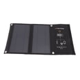 thumbnail image 2 of Paquete De Carga Solar Plegable, Cargador De Panel Solar Negro Tasa De Conversión Alta Tecnología De Carga Inteligente Polímero PET 5V 2.5A Para Montañismo ANGGREK Otros, 2 of 8