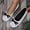 White, variant on Women's Polka Dot Ballet Flats Trendy Color Block Round Toe Soft Sole Round Toe Slip-On Shoes Spring Summer Flats Wine 9