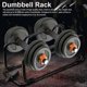 thumbnail image 3 of Dumbbell Rack, Dumbbell Rack, Reinforced Steel Rack, Heavy Duty Personal Dumbbell Rack, Maximum Load 50 Kg, 3 of 5