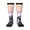 2 Black-1, variant on Mist Sunflower Skull print thigh-high socks, crafted for both men and women with a stretchy, high-opaque design perfect for daily wear