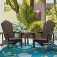 thumbnail image 5 of ACEGOSES 1 Peak HIPS Adirondack Outdoor Chairs Weather Resistant for Patio Garden, Backyard, Patio and Indoors,Brown, 5 of 9