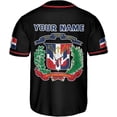 thumbnail image 3 of Personalized Dominican Republic Baseball Jersey Shirt,Team Name Republic Dominicana Baseball Jersey for Men,Women (4XL), 3 of 4