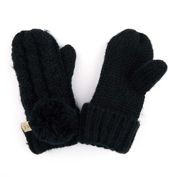 CC Kids Pom Mittens