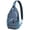 Colorful Hippi, variant on Colorful Hippie Sling Backpack for Students, Retro Boho Crossbody Bag with Fashionable Storage for Essentials
