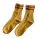 thumbnail image 1 of Calcetines largos gruesos de invierno calcetines casuales suaves y cálidos a rayas retro para mujer, 1 of 5