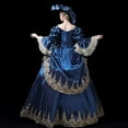 thumbnail image 5 of KEMAO Rococo Baroque Marie Antoinette Dresses 18th Century Renaissance Costumes Historical Period Dress Ball Gown, 5 of 5