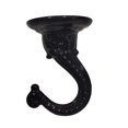 thumbnail image 1 of Gancho para colgar decoración Living Accents de zinc negro, 5 cm, resistente, 1 pieza, 1 of 1