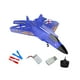 thumbnail image 4 of Avión RC, Avión de Control Remoto, Juguete de de Espuma con Luz para Exteriores, RC para Niños y Adultos Azul, 4 of 9