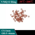 thumbnail image 2 of 20pcs Red Silicone Ring Gasket 1mm OD 4mm ~ 40mm Silicon O Ring Gasket Food Grade Rubber O-Ring Assortment HVAC Tools - (Size: OD 11mm 1mm, Color: Red, Thickness: 1mm x 20pcs), 2 of 7