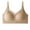 Khaki, variant on SMihono Roarrave Bra,3D Lift and Wide Side Comfy for Instant Sculpted Curves,Women's Ribbed Push Up Adjustable Wireless Bra Green M