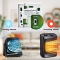thumbnail image 3 of Adjustable Thermostat, Briidea Plug in Heating & Cooling Thermostat with LED Indicator, Compatible with Space Heater, Window Air Conditioners, Fans, Ideal for Household, Reptile, Greenhouse, 3 of 7