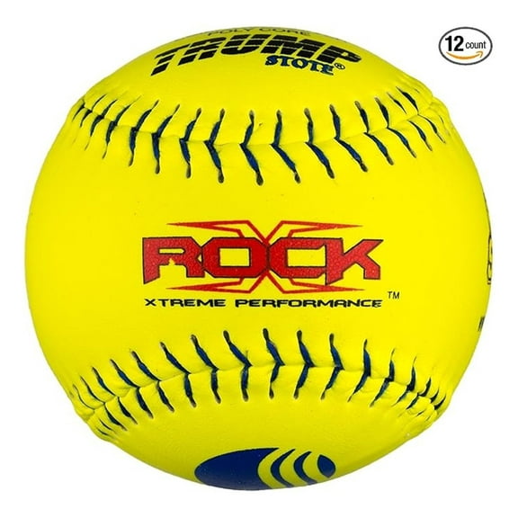 1 Dozen USSSA Classic M X-Rock 12" Softballs - 40cor/.325 Compression (X-Rock-CLAS-Y-2)