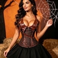 thumbnail image 5 of UPPADA Victorian Corset On Sale,Womens Floral Corset with Zipper Embroidered Corset Tops Vintage Corset Dress Lace Corset Tops Overbust Corset Bustier Top, 5 of 5