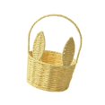 thumbnail image 4 of Esquirla Easter Woven Flower Basket Easter Decoration with Handle, Flower Girl Basket Easter Egg Basket for Party, Garden Yellow, 4 of 8
