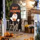 thumbnail image 4 of pstuiky Letrero colgante de madera pintado para Halloween decoración navideña letrero colgante para puerta adornos artesanales de madera, 4 of 6