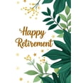 thumbnail image 4 of LUUFILx Green Leaves Gold Decor Happy Retirement Banner Backdrop Party Decoration for Retirement Parties Photo Shoots Celebrations Home Decor Events, 4 of 8