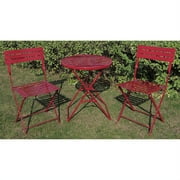 3 Pcs Steel Folding Bistro Set
