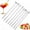 8pcs, variant on Cocktail Picks, 8 New Styles Stainless Steel Reusable Olive Stuffers Martini Picks set Fruit Toothpicks Garnish Skewers Appetizer Drink Stick for Bar party, Barbeque Snacks, Club sandwiches