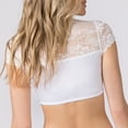 thumbnail image 6 of Xijirk Tank Tops Elegant Underwire Lace Blouse Vest for Oktoberfest and Wardrobe Camisole Tops for Women,White,XL, 6 of 8